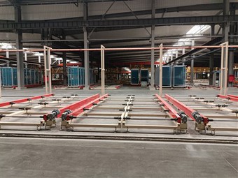 Frame Storage in Anodizing Workshop